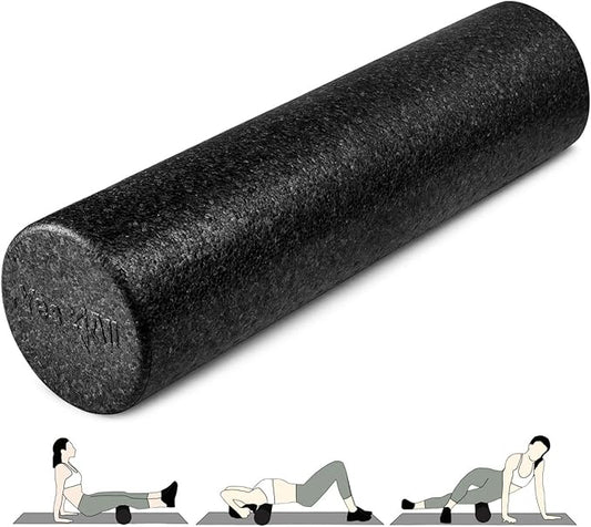Yes4All High-Density EPP Round Back Roller Foam, Exercise Foam Roller for Yoga, Pilates & Stretching - 12, 18, 24, 36 inch - Bloomnest