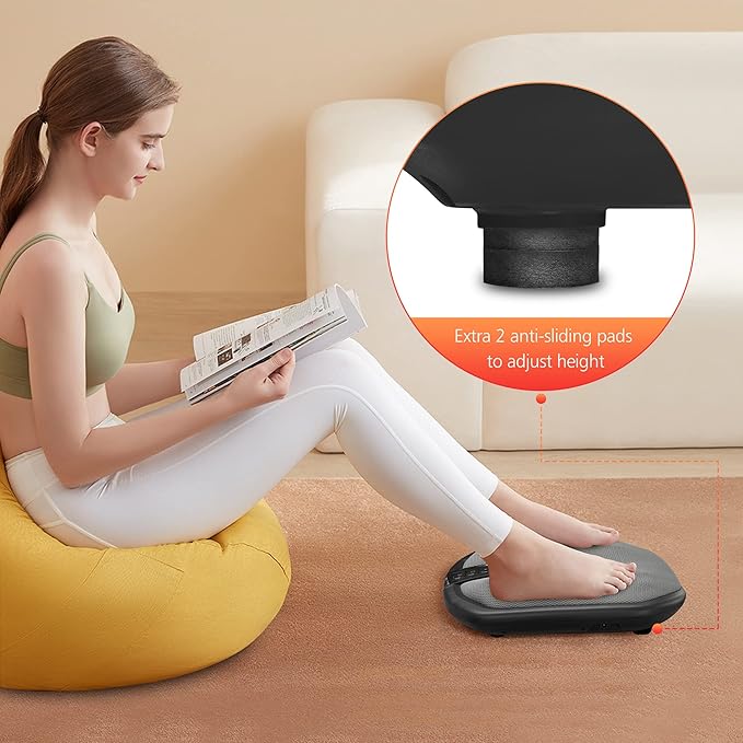 COMFIER Shiatsu Foot Massager with Heat, Heated Elecric Keading Feet Massager Machine, Heat Function,Foot Massage for Neuropathy,Plantar Fasciitis, Ideal Gift for Women/Men/Mom/Dad - Bloomnest