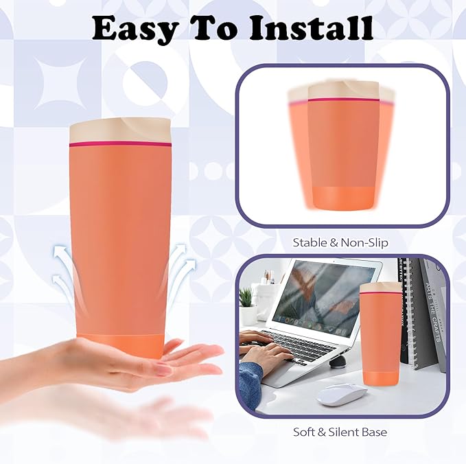 2pcs Silicone Boot for Owala SmoothSip Slider Coffee Tumbler 20oz 12oz, Anti-Slip Sleeve for Travel Coffee Mug, Protective Accessories for Owala BPA Free (Campfire) Kaitiaki