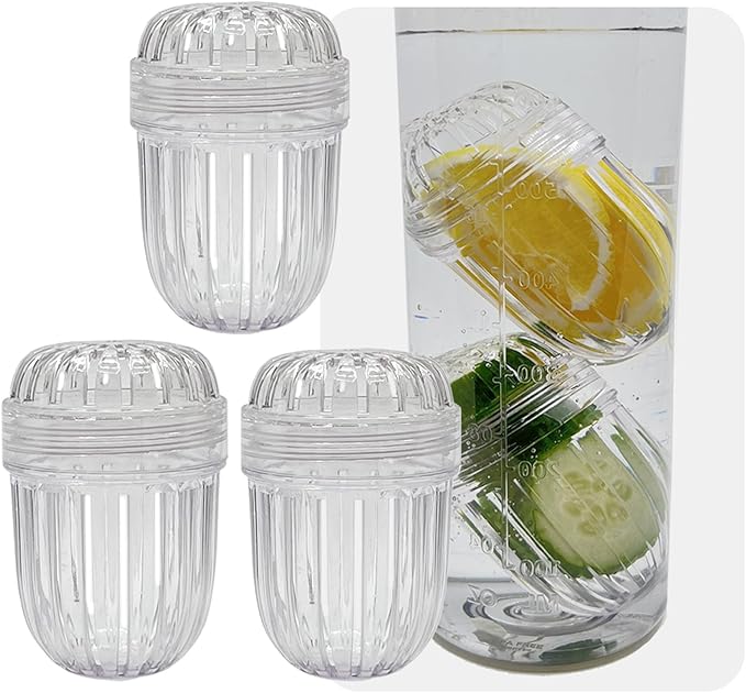 3 PCS Fruit Infuser Insert,Flower Tea Infuser for Wide Mouth Water Bottles,Compatible with Stanley,Hydro Flask,Iron Flask, Takeya, ThermoFlask - Bloomnest