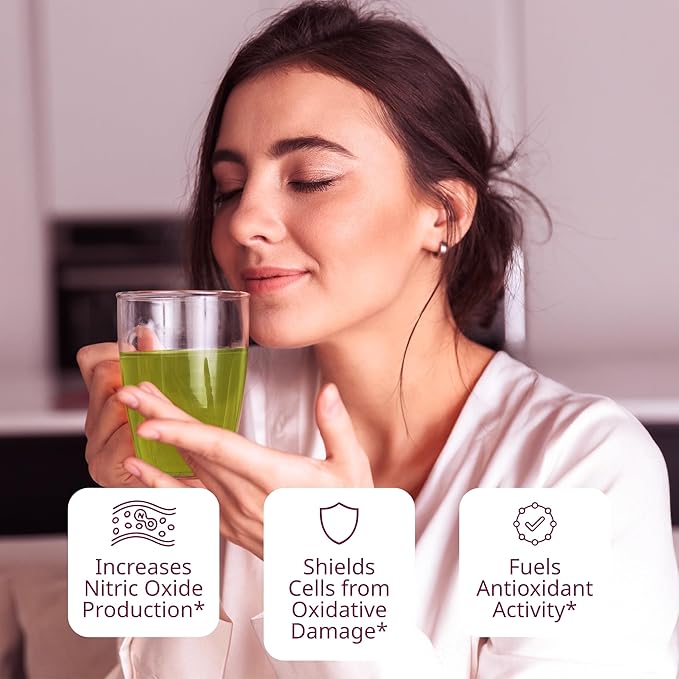 VINIA Premium Matcha + Green Tea K-Cup Pods, Made with Organic Tea, Infused with Piceid Resveratrol for Heart Health, Nitric Oxide, Physical Energy, Alertness, Blood Flow, Keto, Kosher, NON-GMO. 30 Ct - Bloomnest