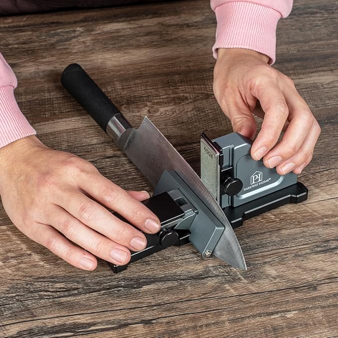 Replacement Whetstone Plates Set – Includes 3 Plates: #400, #800, and #1000 Grit for Precision Sharpening & Honing - Compatible Only with Parkway Home Adjustable Rolling Knife Sharpener - Bloomnest