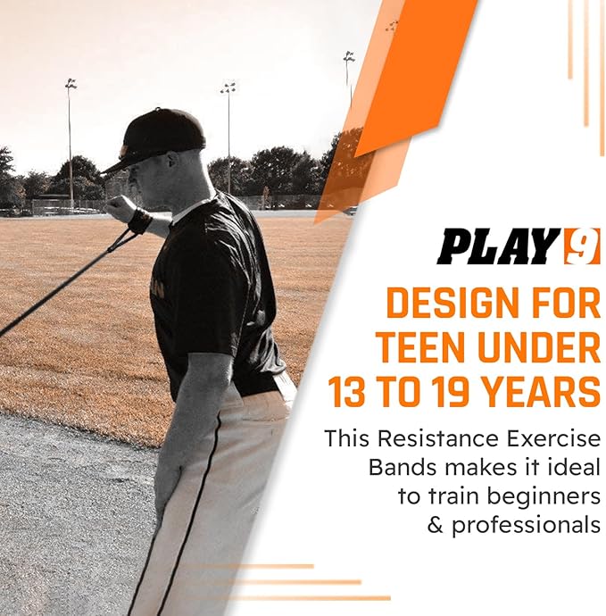 Play 9 Sports Resistance Exercise Bands Baseball Activation Elastic Training Athletes Equipment Bands - Bloomnest