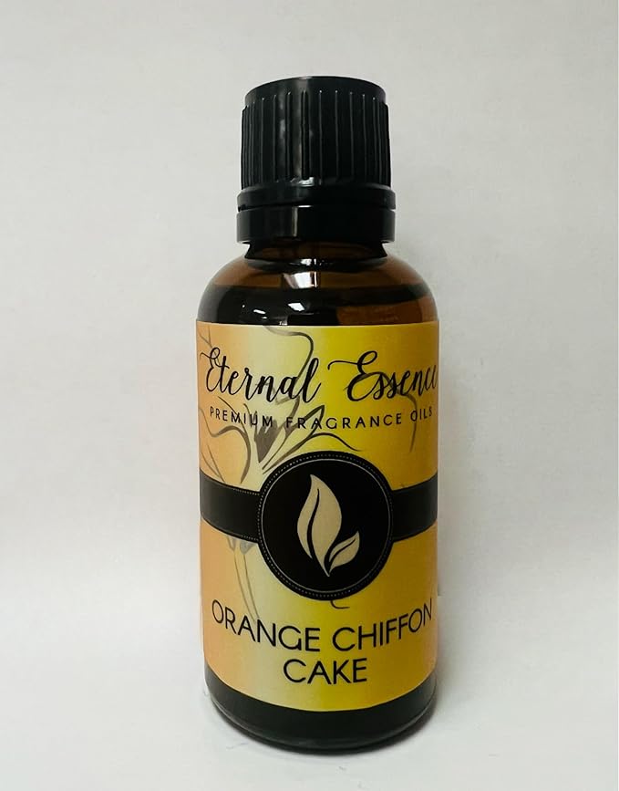 Eternal Essence Oils Orange Chiffon Cake 30ml Premium Fragrance Oil - for Candle, Soap Making, Aromatherapy, Diffusers, Home Care, & Humidifiers EternalEssenceOils
