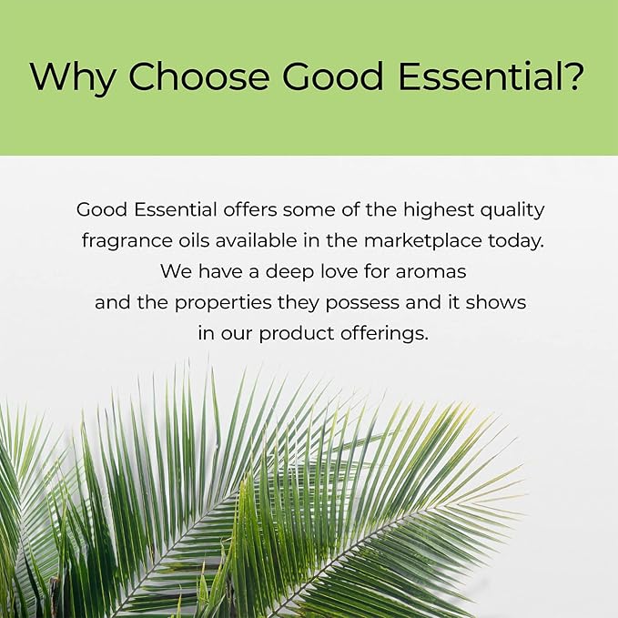 Good Essential Professional Vanilla Fragrance Oil 10 ml (0.33 fl oz) for Candles, Soaps, Perfume, Home Fragrance, Vanilla Diffuser Oil, and Body Lotion GoodEssential