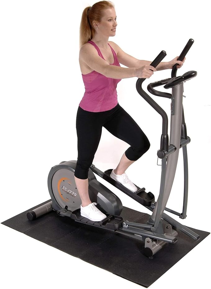 Stamina Fold-to-Fit Folding Equipment Mat (84-Inch by 36-Inch), Black - Bloomnest