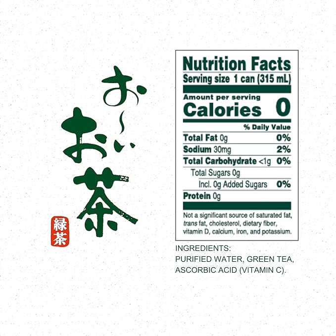 Ito En Oi Ocha Green Tea, Unsweetened, 10.6 Ounce (Pack of 12) - Bloomnest