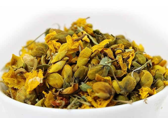 Neotea Dry Avarampoo | Tanner's Cassia | Senna Auriculata | 100% Natural & Sun-Dried Herbal Flower | Supports Glowing Skin & Overall Wellness | Ideal for Tea & Skin Care Remedies (300 GM) - Bloomnest