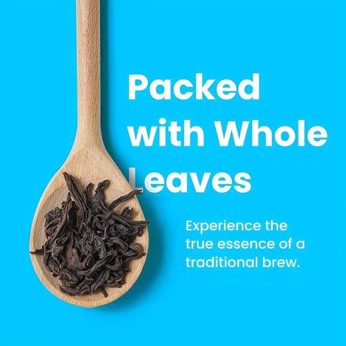 Teaniru, Winter Spice Tea - 100 Pyramid Tea Bags, Individual Sachets | Sleepytime | Black Tea with Spices - Cinnamon, Cardamom & Ginger | Pure Leaf Tea - Brew Hot or Cold - Bloomnest