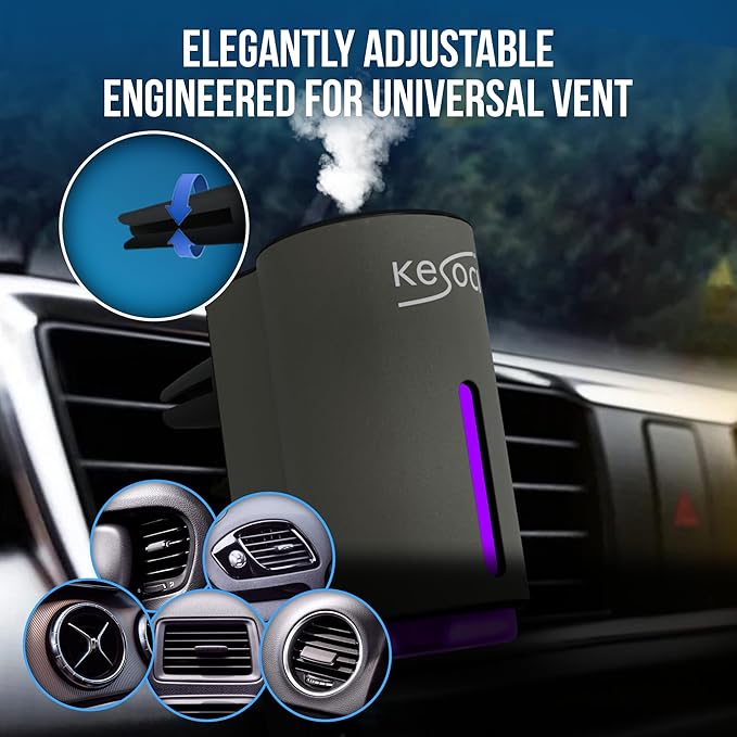 Smart Car Air Freshener: Revolutionary Smart Car Diffuser Vent Clip with 3 Exclusive 10 ml Fragrances (Fresh Essence Collection) - Bloomnest