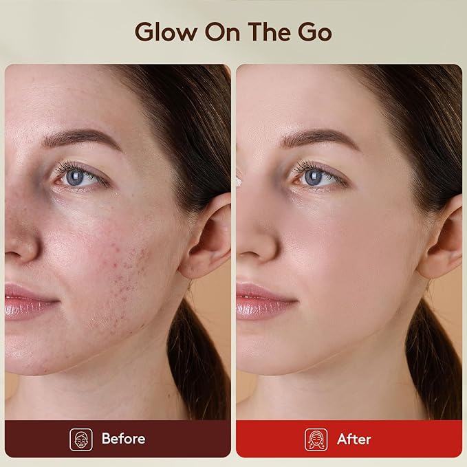 Red Light Therapy for Face Body: 660nm & 850nm Cordless Red Light Therapy Panel with Adjustable Stand - Red Infrared Light Panel with 3 Brightness Levels & Auto Off XKETA