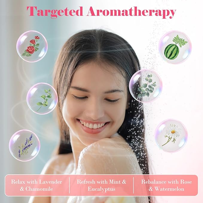 W&E Choice Shower Steamers Aromatherapy 18 Pcs- Shower Bombs with Natural Essential Oils for Daily Relaxation & Stress Relief, Gift for Women & Men, Mom, Teen - Bloomnest