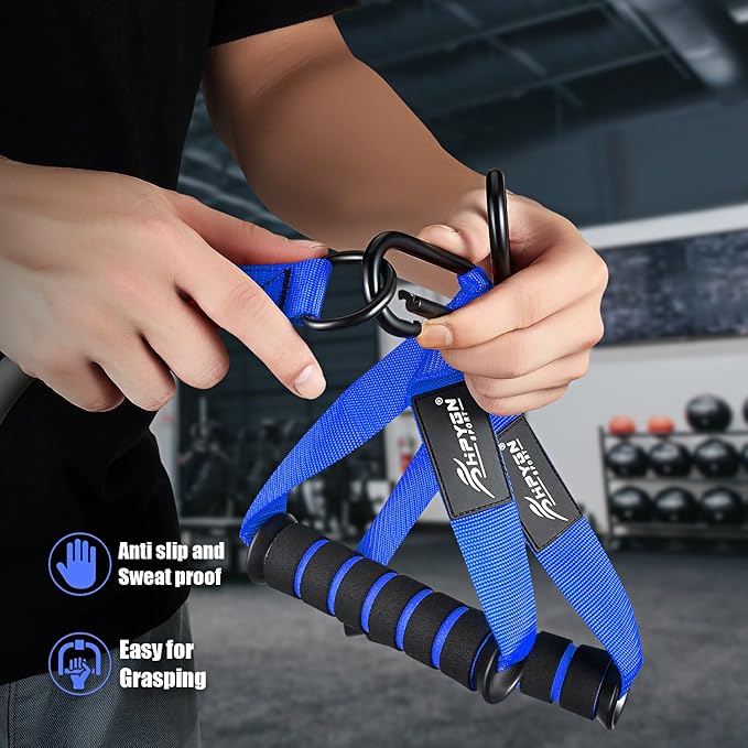 HPYGN Heavy Resistance Bands, 300LBS Exercise Bands for Working Out, Fitness Bands with Handles, Workout Bands for Men, Weight Bands Set for Muscle Training, Strength, Slim, Yoga, Home Gym Equipment - Bloomnest