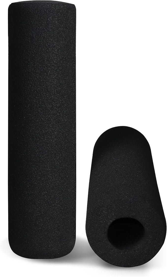 WF Athletic Supply Foam Foot Pads, Foam Roller for Gym Exercise Machines Equipment Replacements, Roller Pad for Leg Extension, PEC Deck Pads for Weight Bench, Sold by Pair (16” x 4.25” OD x 2” ID) - Bloomnest