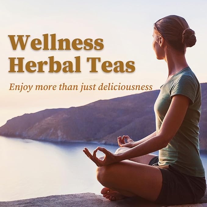 FullChea - Chrysanthemum Cassia Seed Tea, 30 Teabags, 5g/bag - Burdock Root, Goji Berries, Osmanthus, Honeysuckle Combination Herbal Tea - Bloomnest