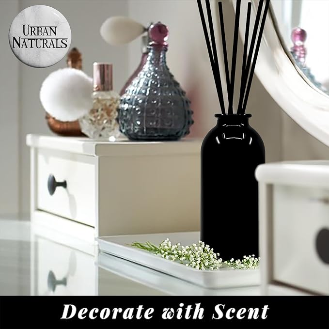 Urban Naturals Smoked Vanilla Reed Diffuser Set with Vanilla Bean, Sandalwood & Leather | Made in The USA - Bloomnest