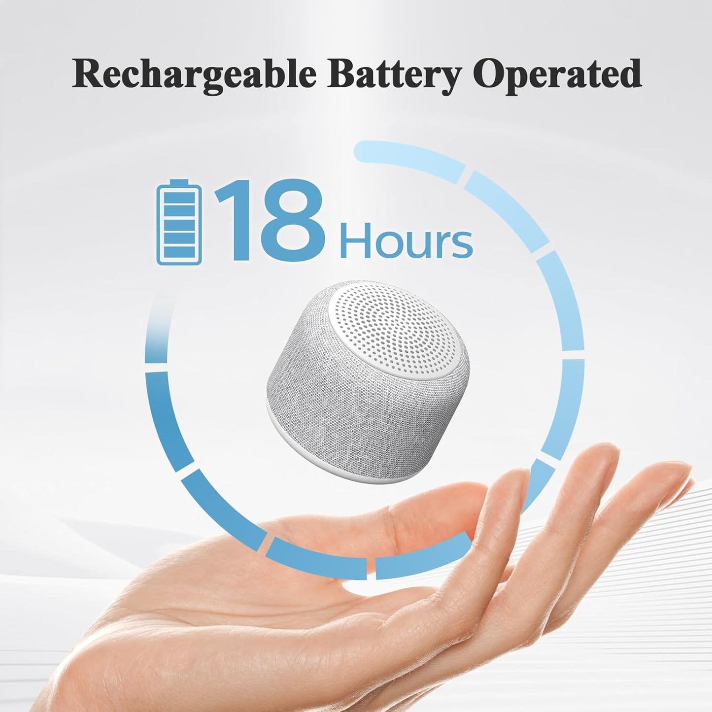 REACHER Travel White Noise Sound Machine,Portable Mini Noise Machine for Sleeping with 20 Soothing Sounds, Small Bluetooth Speaker, Baby, Adults, Rechargeable