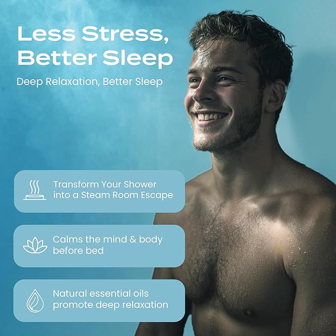 Body Restore Shower Steamers Aromatherapy 30 Pack – Valentines Day Gifts for Her and Him, Birthday Gifts for Women and Men, Relaxation, Stress Relief, Self Care – Collector’s Box - Bloomnest