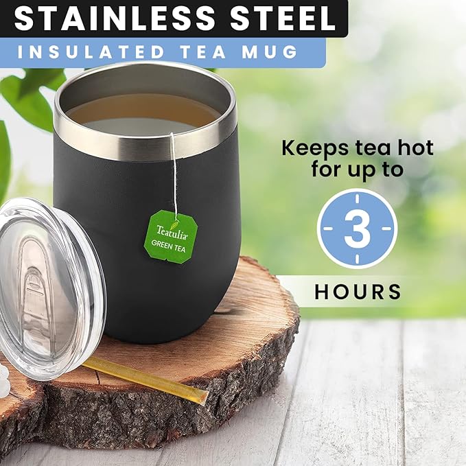 Organic Tea Gift Set with Portable Kettle (25 Piece) Tea Lovers Basket for Women or Men | Birthday Present (Christmas Xmas Mom Mother Teacher Co-Worker) - Bloomnest