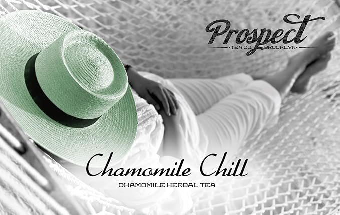 Prospect Tea Co. Decaffeinated Chamomile Chill Herbal Tea Pods Compatible with K Cup Brewers Including 2.0, 40 Count - Bloomnest