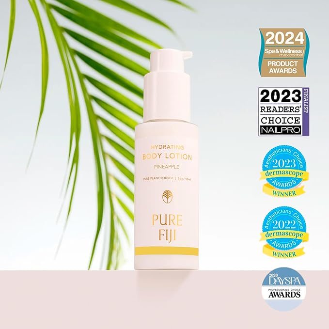 PURE FIJI Hydrating Body Lotion Travel Size, Pineapple (3oz/90ml)
