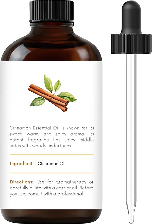 Handcraft Blends Cinnamon Essential Oil – 1 Fl Oz – 100% Pure and Natural – Premium Grade Essential Oil for Diffuser and Aromatherapy, Skin, Massage, Candle and Soap Making Fragrance - Bloomnest