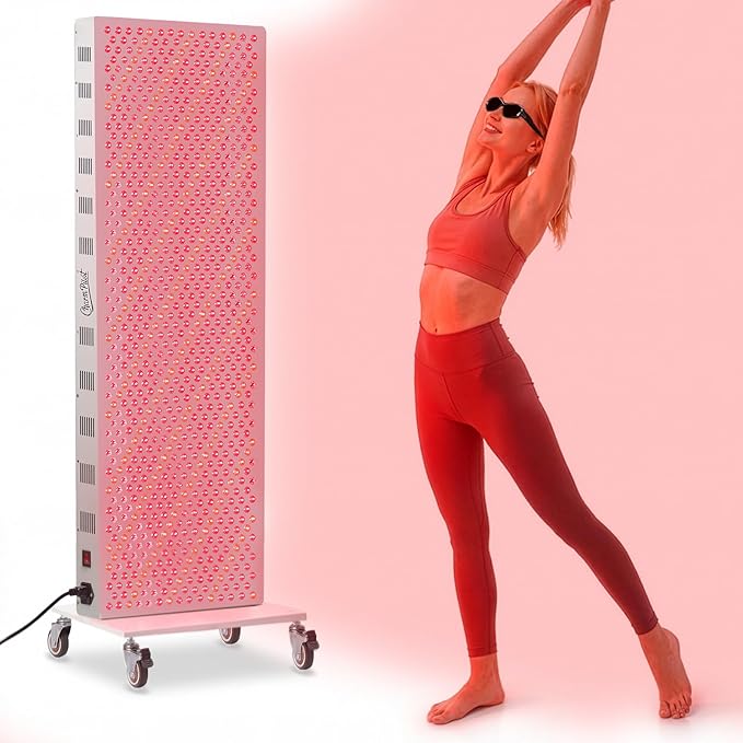 Red Light Therapy Panel for Body, 7 Wavelengths (630, 660, 780, 810, 850, 940, 1060 nm), 899LEDs, Near‑Infrared Light Wellness Device with Adjustable Intensity, Home Use CharmpilotRedLightTherapy