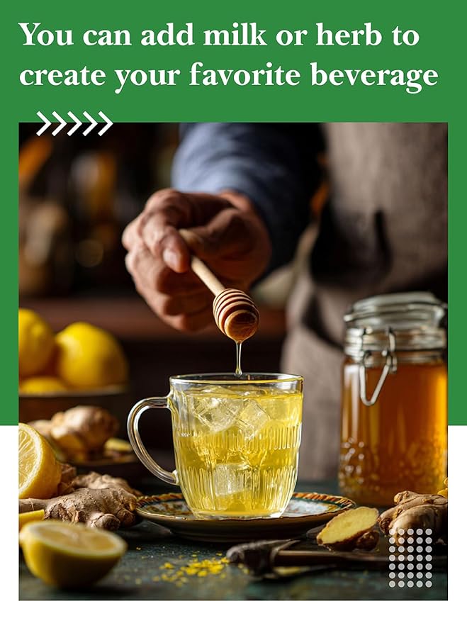 HYNTMYT Decaffeinated Lemon Ginger Green Tea Bags, CO₂ Decaf Green Tea with Lemon and Ginger, Refreshing and Revitalizing, 120 Count - Bloomnest