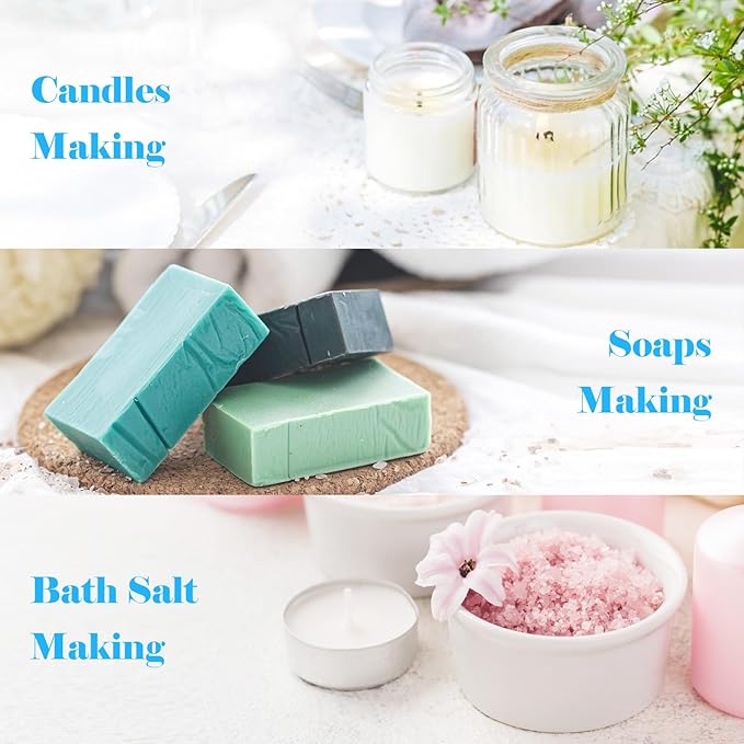AmaKane Fragrance Oils Clean Set, 6 Premium Soap Making Scents, Fragrance Oil for Candle Making, Essential Oils for Laundry, Fresh Linen, Clean Skin, Warm Cotton and More Aromatherapy Diffuser Oils - Bloomnest