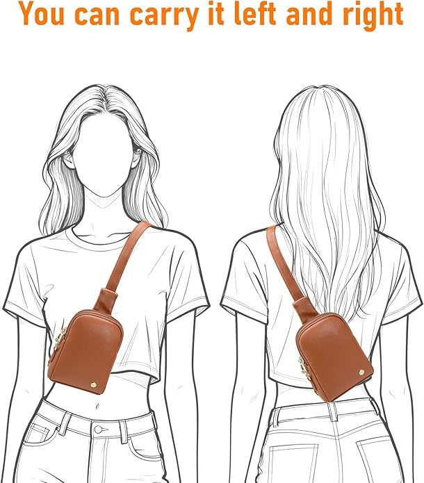 INICAT Small Sling Bag for Women Everyday & Travel Crossbody Bags Lightweight Cross Body Purses Vegan Leather - Bloomnest