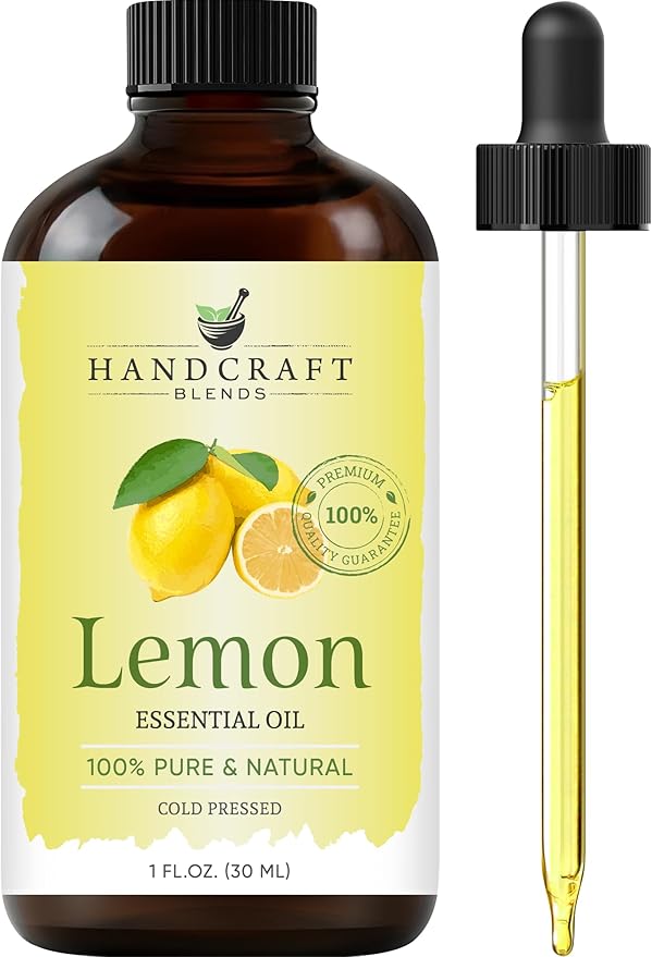 Handcraft Blends Lemon Essential Oil – 1 Fl Oz – 100% Pure and Natural – Premium Grade Essential Oil for Diffuser and Aromatherapy, Skin, Massage, Candle and Soap Making Fragrance - Bloomnest