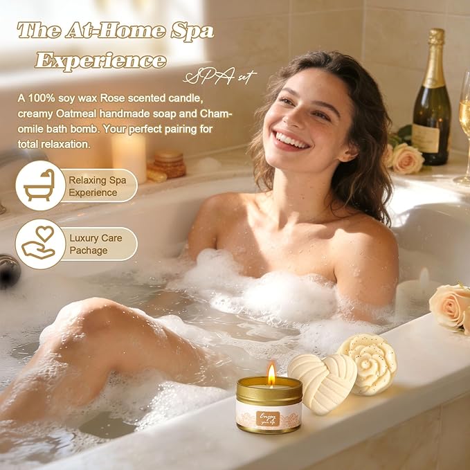 Gifts for Womens Birthday Gifts for Women Self Care Gift - Valentines Day Gifts for Her Mom Wife Daughter Sister Girlfriend Best Friend, Thinking of You Relaxation Gift Spa Gifts Baskets for Women - Bloomnest
