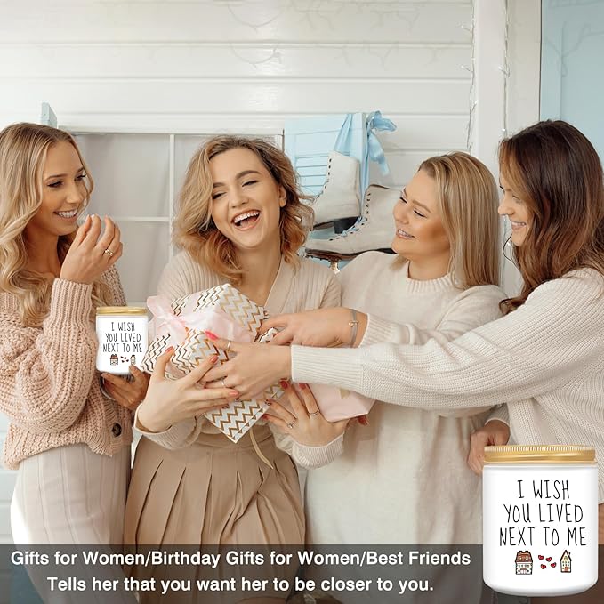 Homsolver Gifts for Women, Birthday Gifts for Women, Christmas Stocking Stuffers Unique Friendship Gift for Best Friend Birthday, Her, BFF, Sisters, Besties, Mom - Funny Lavender Scented Candles - Bloomnest