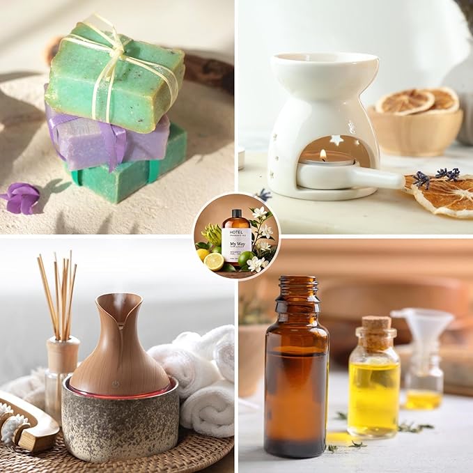 My Way Diffuser Oil Waterless Hotel Essential Oils for Diffusers for Home Inspired by The 1 Hotel Miami Scent - Premium Hotel Collection Diffuser Oil (16.9 Fl Oz (Pack of 1) - Bloomnest