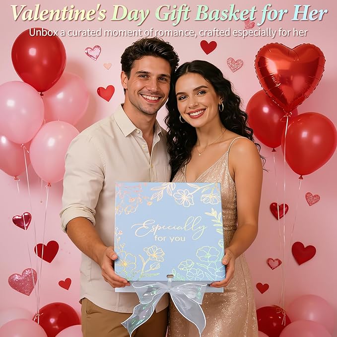 Spa Gifts for Women Bath Gift Set, Ocean Relaxing Spa Gift Baskets Home Bath Set Self Care Kit Care Package Thank You Birthday Valentines Day Gifts for Her Women Mom Friends Sister Teen Girls Wife