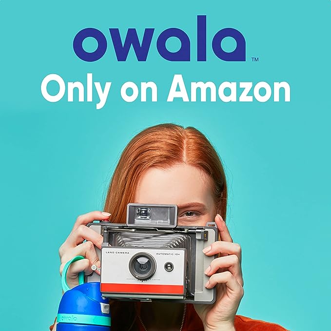 Owala FreeSip Insulated Stainless Steel Water Bottle with Straw, BPA-Free Sports Water Bottle, Great for Travel, 24 Oz, Camo Cool Owala
