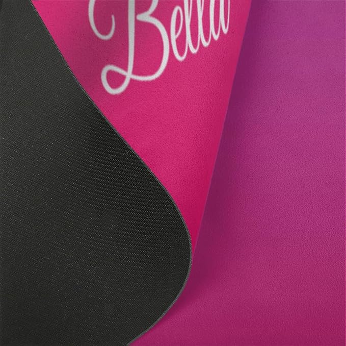 Custom Name Yoga Mat,Personalized Travel Yoga Exercise Mat,Non Slip,Perfect for Kids & Adults,Gradient Color E Series - Bloomnest