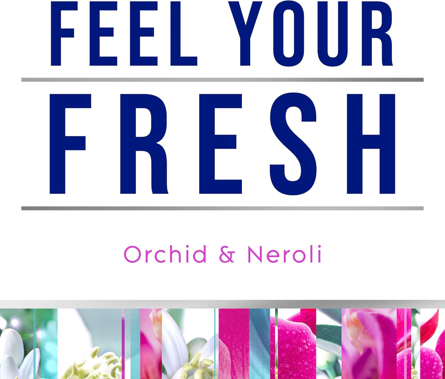 Glade Candle Orchid & Neroli, Fresh Collection, Fragrance Candle Infused with Essential Oils, Air Freshener Candle, 3-Wick Candle, 6.8 Oz, 3 Count