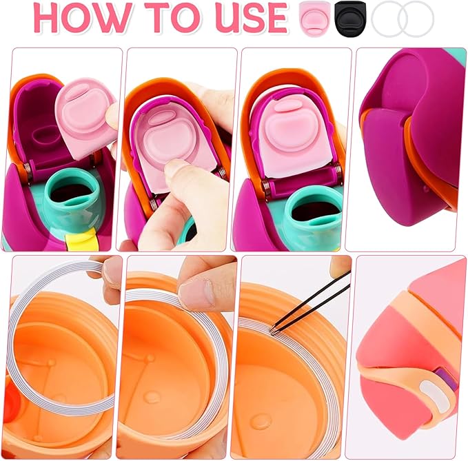2 Sets Replacement Stopper and O Ring Gasket Compatible with Owala FreeSip 24oz 32oz,Water Bottle Lid Insert Cap Rubber Seal Parts for Owala 16/19/24/32/40oz Mouthpiece Accessories FA2 Frokolla