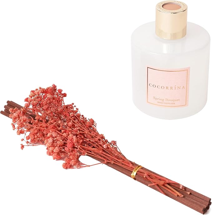 Cocorrína Reed Diffuser Sets- Spring Bouquet Scented Diffuser with Sticks Home Fragrance Reed Diffuser for Bathroom Shelf Decor - Bloomnest