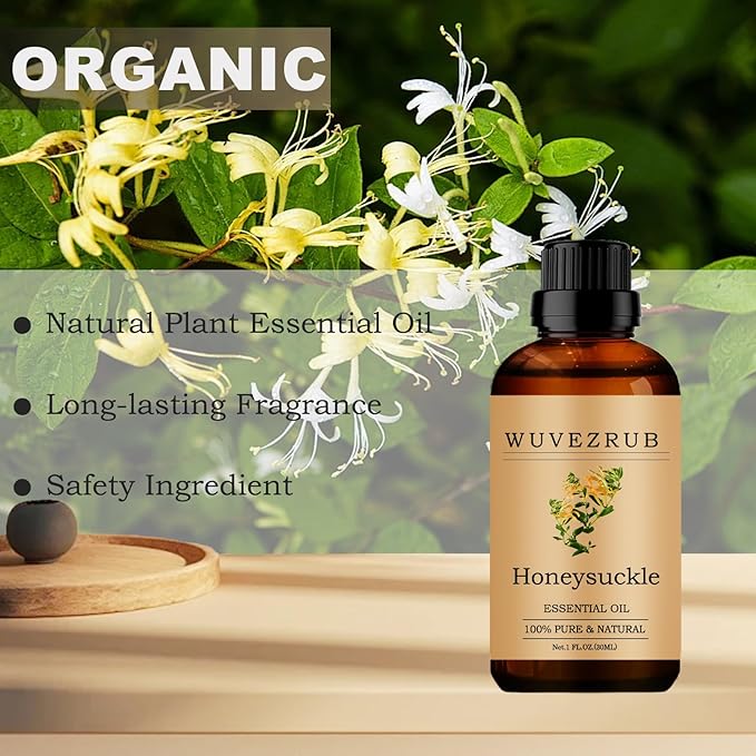 Honeysuckle Essential Oils, 30ML Pure and Natural Essential Oil for Aromatherapy Diffuser - Honeysuckle /1 Fl Oz - Bloomnest