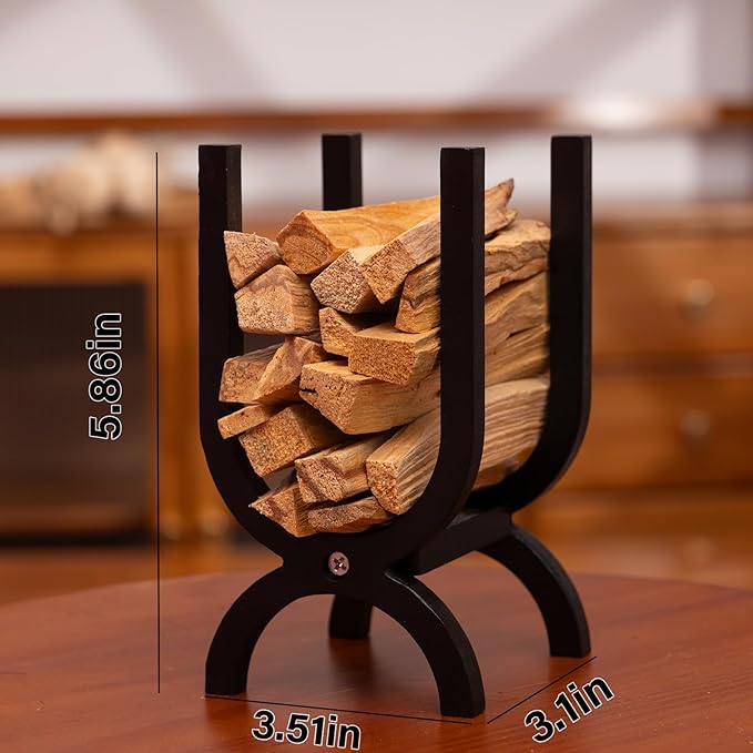 Wooden Palo Santo Holder-Incense Storage Ideal for Palo Santo Sticks&Sage|Perfect for Meditation, Zen Rituals Energy Cleansing|Spiritual Decor for Yoga, Mindfulness Aromatherapy MOUGIGI
