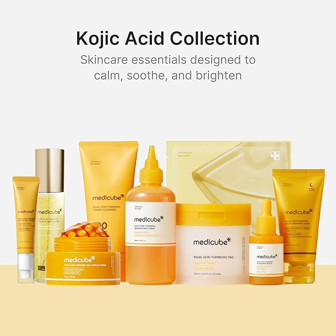 medicube Wrapping Mask Kojic Acid, Turmeric, Vitamin C Overnight Peel Off Facial Mask | Brighten & Defends Against Skin Stress for a Clear, Glowing Complexion | Korean Skin Care, 2.53 fl.oz - Bloomnest