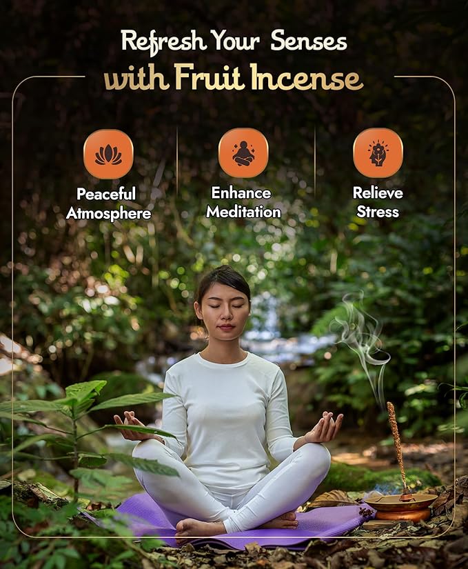Sagrada Madre 4pcs Wildly Harvested Palo Santo Incense Sticks (Frankincense), 6.7” Long - Non-Toxic, Aromatic Incense Sticks (50 min Approx. Burning Time) to Heal & Calm Your Body and Environment SagradaMadre