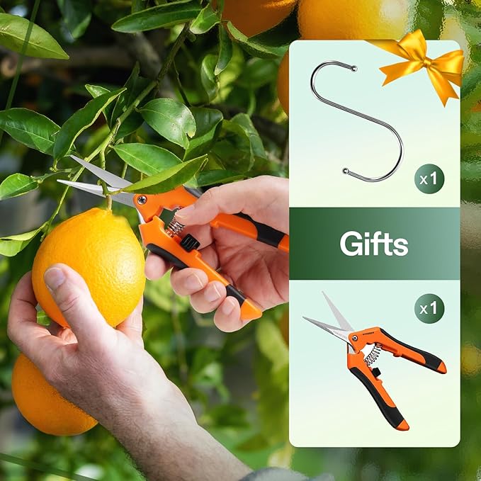 VIVOSUN 3-Layer Mesh Drying Rack Hanging Design with Green Zippers for Dehydrating, Indoor and Outdoor Pruning Shears Included - Bloomnest