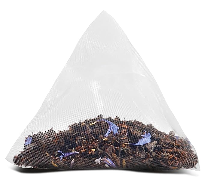 Two Leaves and a Bud Organic Earl Grey Tea Bags, Whole Leaf Caffeinated Black Tea in Compostable Sachets, Caffeinated Black Tea Flavored with Bergamot, Add Milk and Sugar, 15 Count (Pack of 1) - Bloomnest