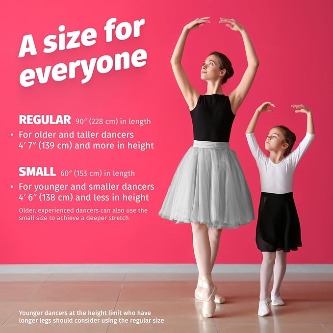 The PlumBand Stretch Band for Dance and Ballet – Premium Gift-Ready Package - Sizes for Kids & Adults – Improve Your Splits, Flexibility and Strength with Stretching - Bloomnest