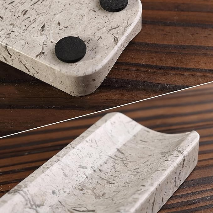 Koville Luxury Natural Marble Incense Holder, Incense Holders for Sticks, Incense Burner Holder, Ideal for Meditation and Relaxing, Easy to Clean - Bloomnest