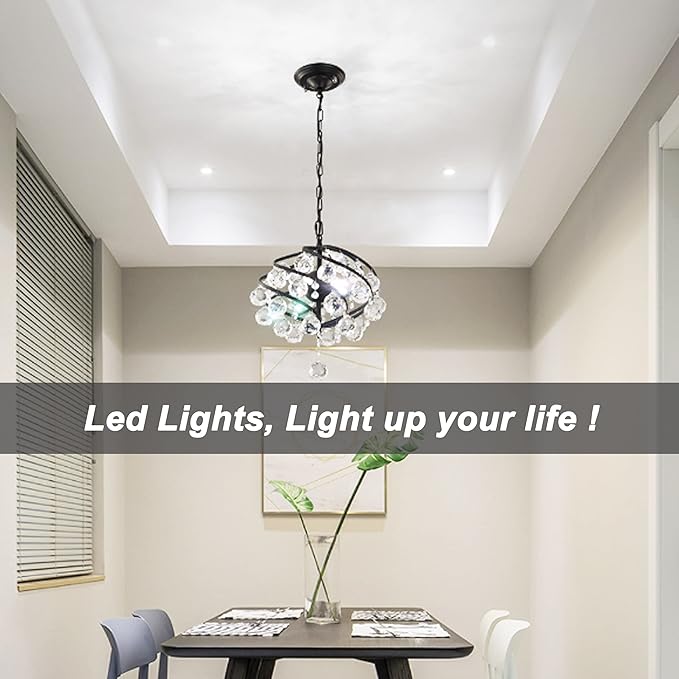 ALIDE E12 60W LED Bulbs Daylight White 5000K, E12 Kx 2000 60 Watt Equivalent Ceiling Fan Light Bulbs, Small Base T6 C7 Candelabra LED Light Bulbs, 550 Lumen, Non-dimmable 120V, 10 Pack - Bloomnest