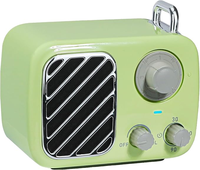 Vintage Style White Noise Machine with 16 Soothing Sounds – Portable Sleep Sound Device with Timer & Adjustable Volume for Baby, Kids, Adults, Travel & Office (Sprout Green, Portable) - Bloomnest